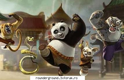 kung fu osborne, john rolurile jolie, jackie chan, dustin kung fu panda jack black este po the