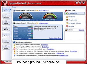 System Mechanic 6.0t Professional - Optimize, clean, repair, protect and maintain - Programe NOI