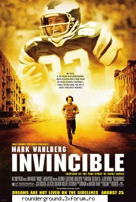 Upcoming Movies - Invincible Produced by: Buena Vista Pictures - Televiziune